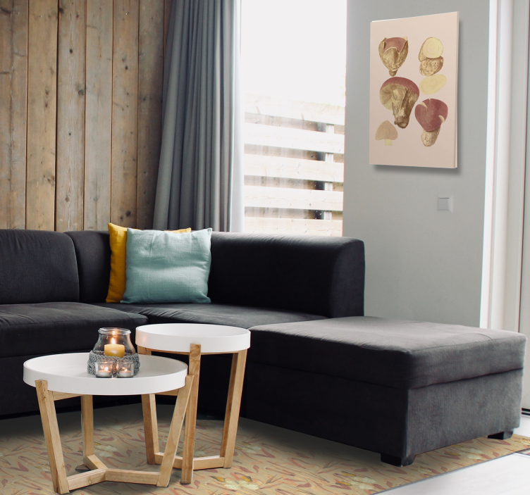 Obraz kwiaty i rośliny kolekcja grzybów - TenStickers