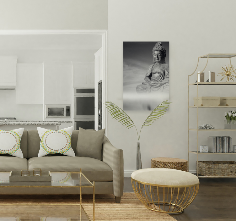 Wydruk płótna budda zen - TenStickers