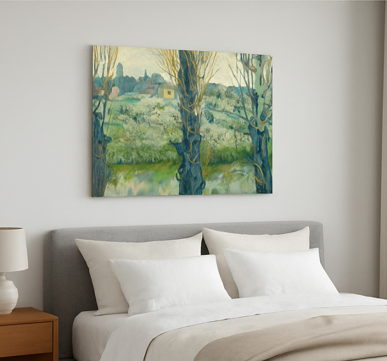 Obraz artystyczny widok na arlesa van gogha - TenStickers