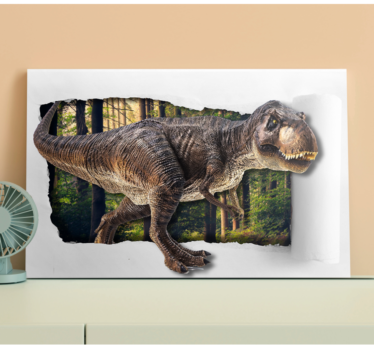 dinozaury obrazy 3d dinozaur - TenStickers