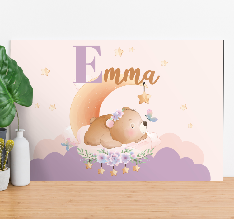 Obraz dla dzieci marzenia małego misia - TenStickers