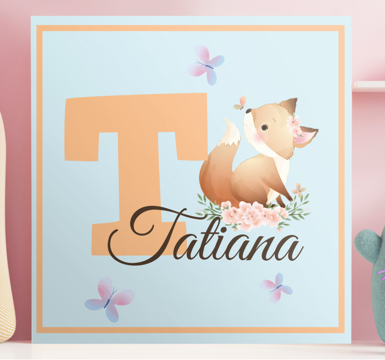 Obraz dla dzieci przyjazny lisek - TenStickers