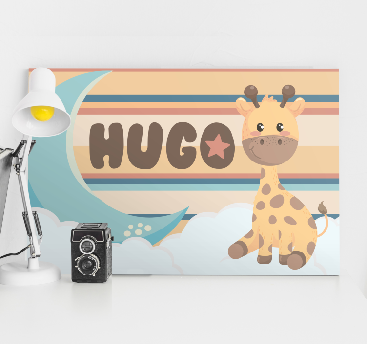 Obraz dla dzieci zabawny projekt żyrafy - TenStickers