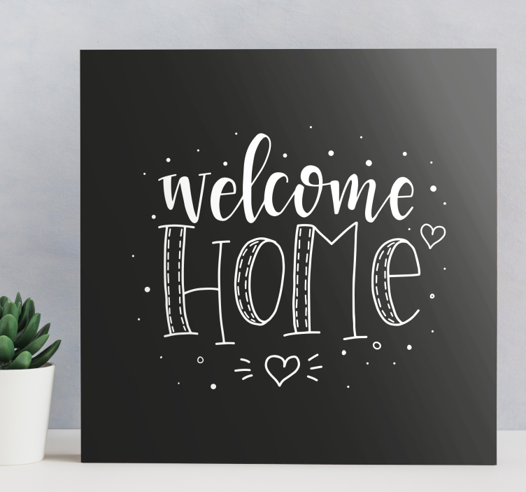 Obraz do przedpokoju Witamy w domu - TenStickers