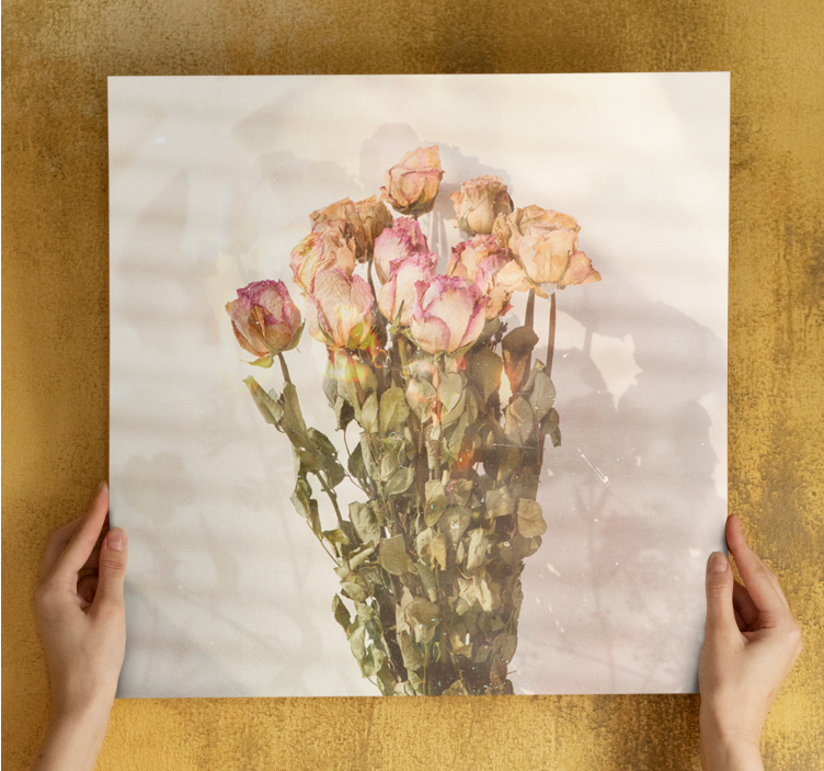 Obraz kwiaty i rośliny bukiet róż - TenStickers