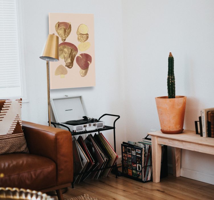 Obraz kwiaty i rośliny kolekcja grzybów - TenStickers