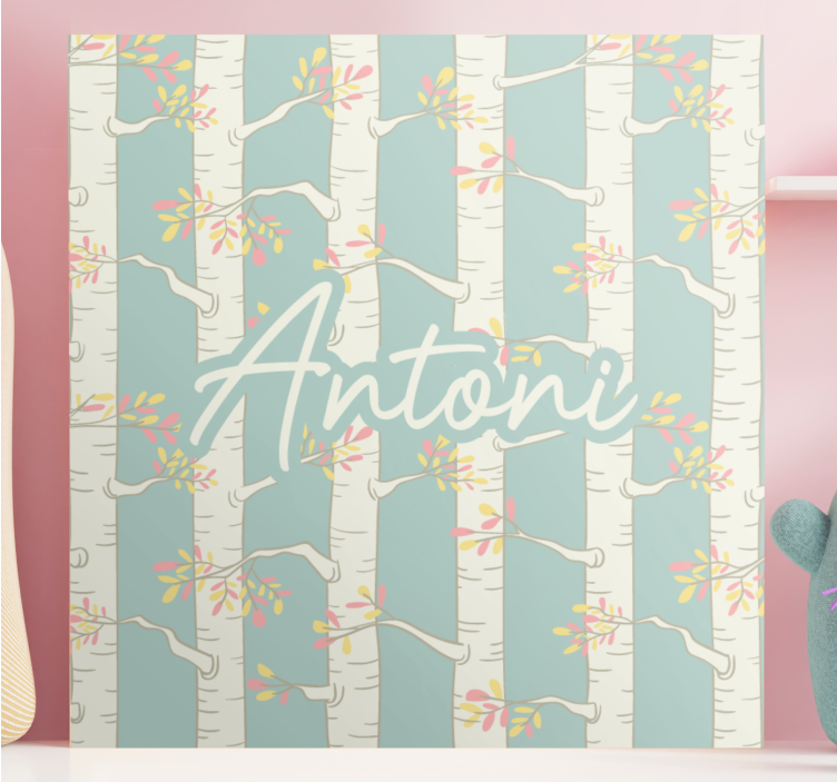 Obraz kwiaty i rośliny kwiaty brzozy - TenStickers