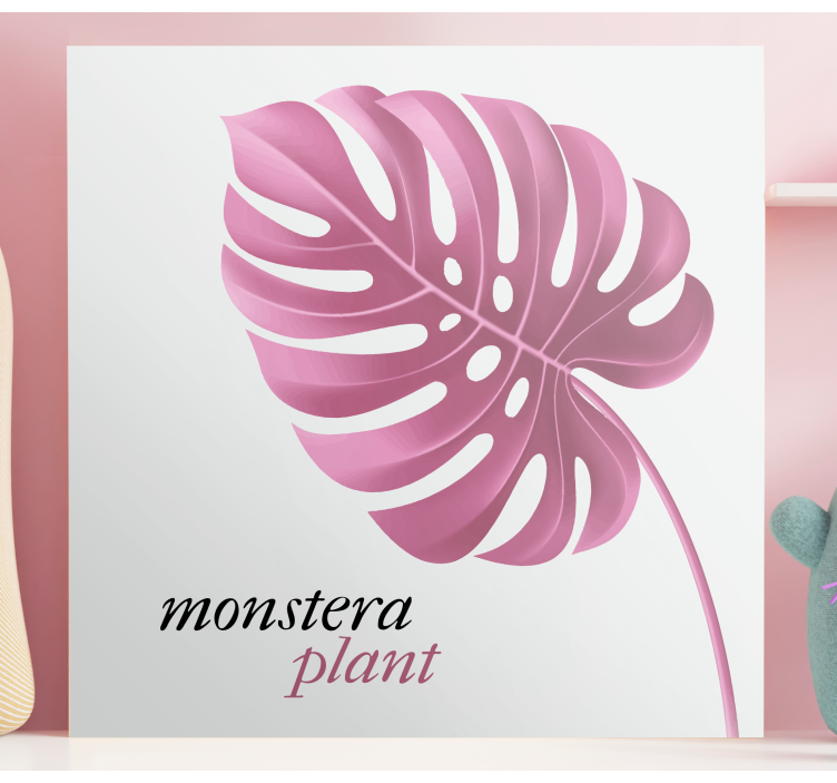 Obraz kwiaty i rośliny monstera - TenStickers