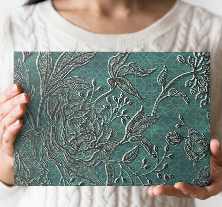 Obraz z motywem roślinnym Orientalna flora - TenStickers