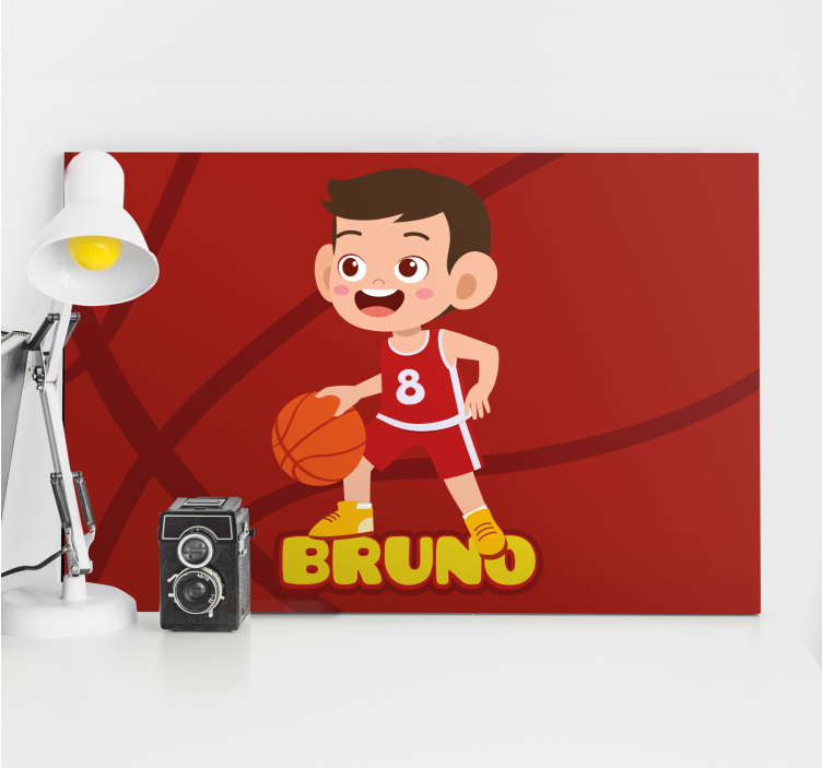 Obraz sport radosny koszykarz - TenStickers
