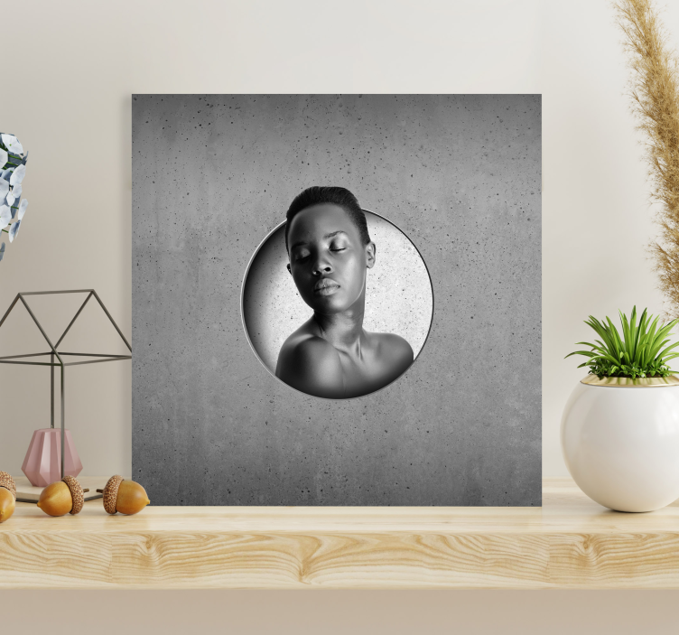 Personalizowany obraz możliwość dostosowania surowego betonu - TenStickers