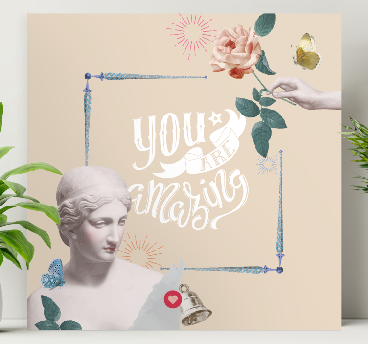 Obraz z napisami jesteś niesamowity - TenStickers