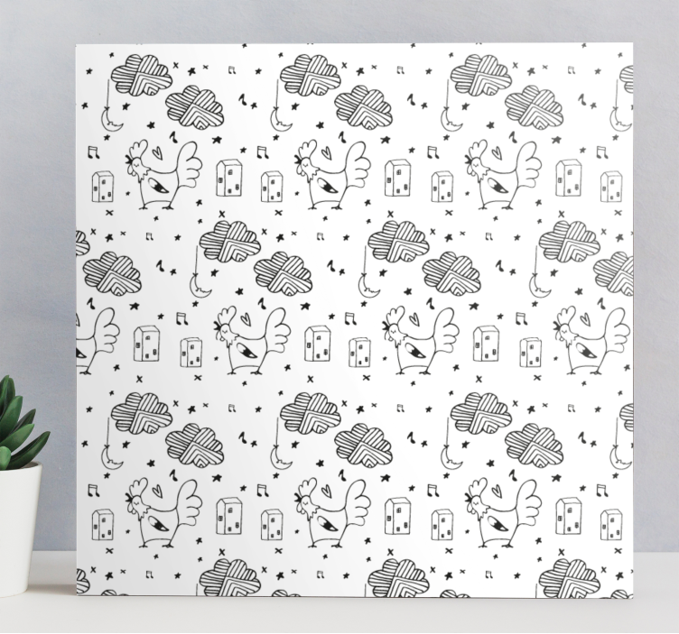 Obraz ze zwierzętami urocze ptasie przyjaciółki - TenStickers