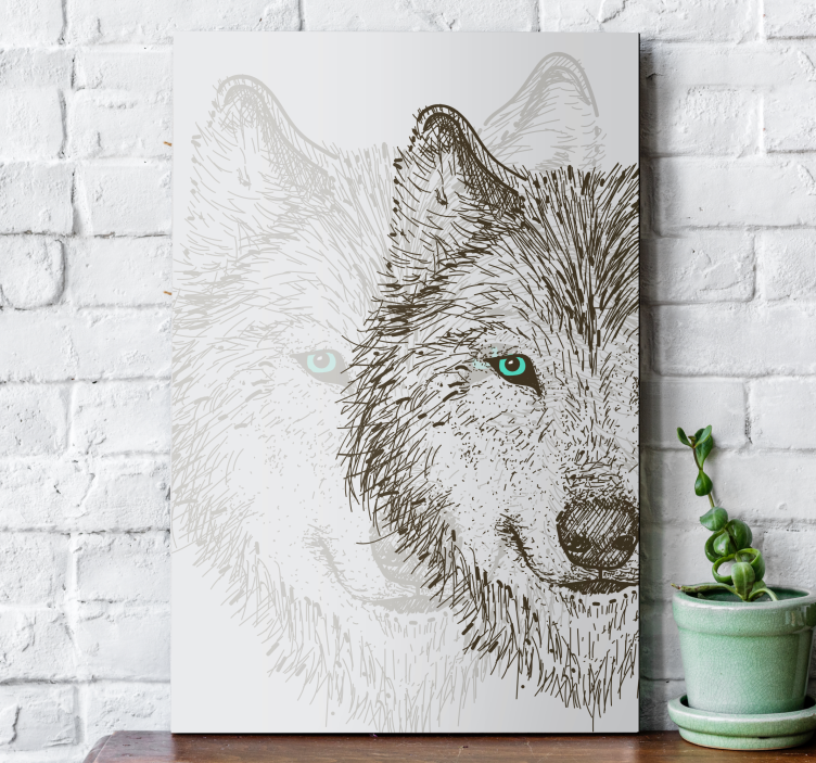 Obraz zwierzęta Wilk europejski - TenStickers