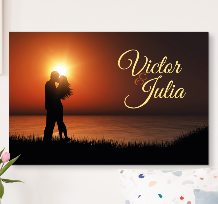 Obrazy do sypialni nad łóżko Kochający  - TenStickers