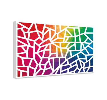 obrazy mozaika Mozaico de colores - TenStickers
