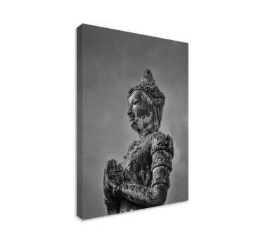 Obraz budda Szary buda - TenStickers