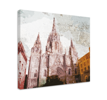Obraz Katedra w Barcelonie - TenStickers
