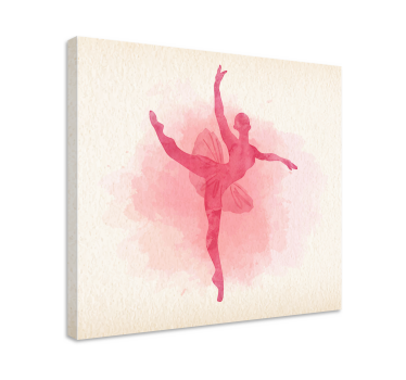 Obraz Różowa balerina - TenStickers