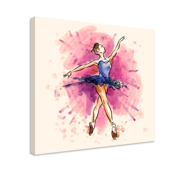Obraz Balerina malowana - TenStickers