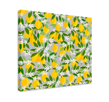 Obraz martwa natura Wzór drzewa cytrynowego - TenStickers
