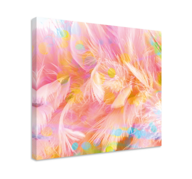 Obrazy do korytarza Plumas colores - TenStickers