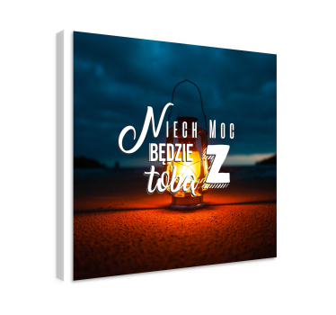 Obraz na płótnie Niech moc będzie z wami - TenStickers