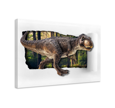 obraz dinozaury 3d dinozaur - TenStickers