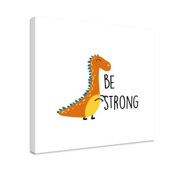 Obrazy skandynawskie Dinozaur będzie silny - TenStickers