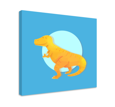 Obraz dinozaury radosny t-rex - TenStickers