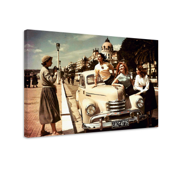 Obraz vintage urok klasycznych samochodów - TenStickers