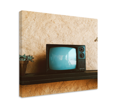 Obraz do salonu Oryginalny telewizor vintage - TenStickers