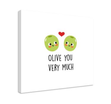 Obraz z cytatem motywacyjnym kocham cię razem - TenStickers