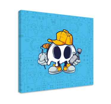 Obraz postacie uroczy duch artysta - TenStickers