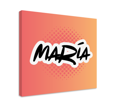 Obraz litery spersonalizowana sztuka imienia - TenStickers