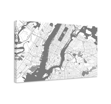 Obraz miasto Mapa nowego jorku - TenStickers