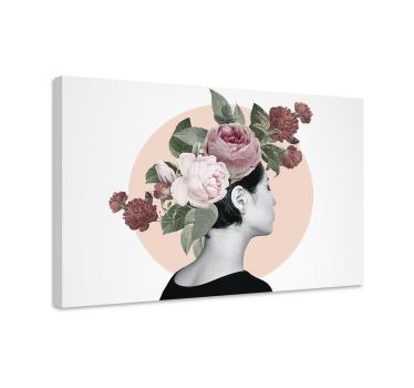 Obraz do domu Portret artystyczny w stylu glamour - TenStickers