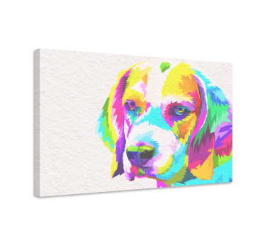 Obraz pies Akwarela beagle - TenStickers