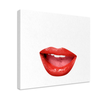 Obraz z postaciami portret warg - TenStickers