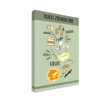 Obraz kuchenny Placki ziemniaczane - TenStickers