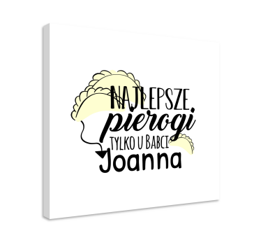 Obraz z imieniem Spersonalizowane najlepsze pierogi - TenStickers