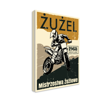 Obraz ruch Rocznik żużlowy - TenStickers