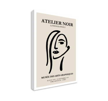 Obraz z postacią Atelier noir - TenStickers