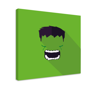 Obraz z superbohaterami Zielony superbohater - TenStickers