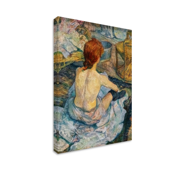 Płótno artystyczne "La Toilette" Henriego de Toulouse-Lautreca - TenStickers