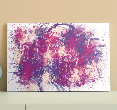 Obraz abstrakcyjny dynamiczny splash - TenStickers