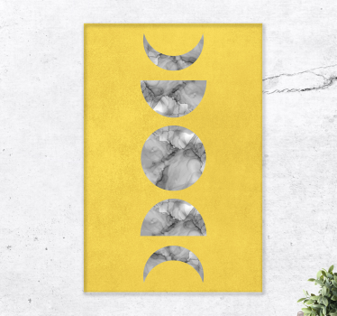 Obraz abstrakcyjny etapy natury - TenStickers