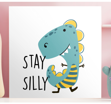 Obraz dinozaury pozostań szalony dinozaur - TenStickers