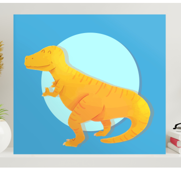 Obraz dinozaury radosny t-rex - TenStickers
