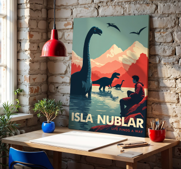 Obraz dinozaury wyspa nublar - TenStickers